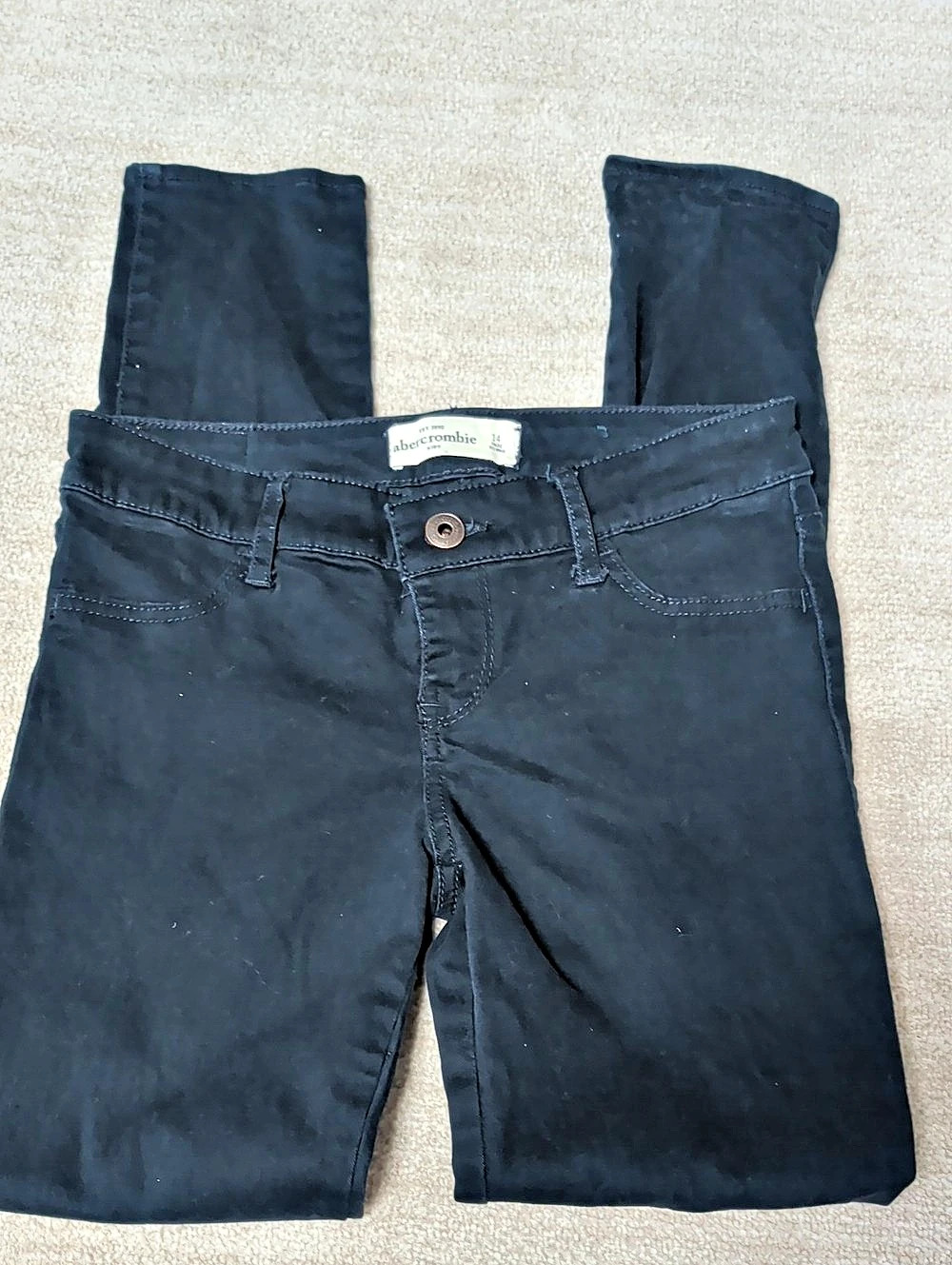 Abercrombie Kids Girls Size 14 Navy Jeggings